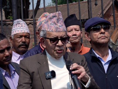 काठमाडौंमा राप्रपाको प्रदर्शन, पक्राऊ परेकाहरुको रिहाइको माग