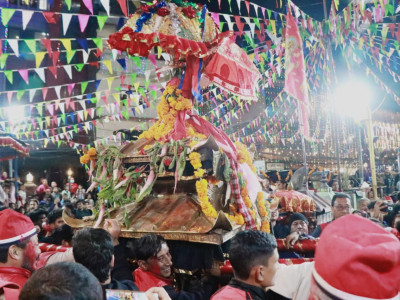 साढे तीन सय वर्ष पुरानो श्री चन्द्रविनायक तथा श्री भैरवनाथ जात्रा