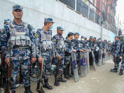 जेनजीहरुले विरोध प्रदर्शन गर्ने भएपछि माइतीघर क्षेत्रमा सुरक्षाकर्मी तैनाथ (तस्बिरहरु)