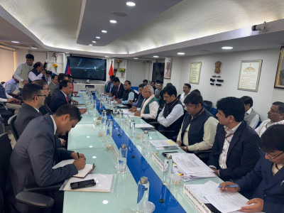 उर्जामन्त्री कुलमान घिसिङ र भारतका विद्युतमन्त्री मनोहरलाल खट्टरबीच भेटवार्ता