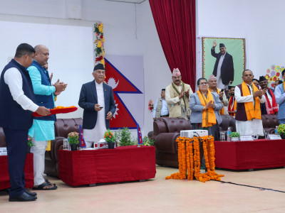 प्रधानमन्त्री मधेश प्रदेशमा : ६४ सडकको एकैसाथ शिलान्यास