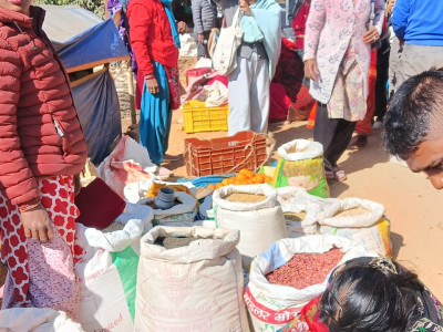 नीय उत्पादन किनबेच र भेटघाटको थलो बन्दै रामेछाप हाट