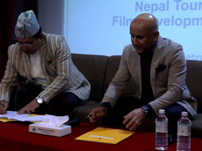 नेपाल पर्यटन बोर्ड र चलचित्र विकास बोर्डबीच समझदारी पत्रमा हस्ताक्षर