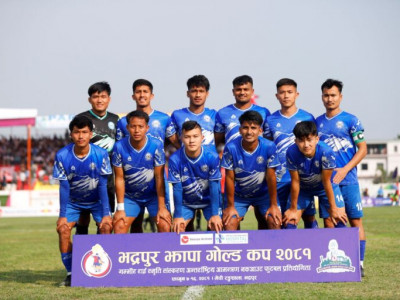 झापा ११ एफसी भद्रपुर झापा गोल्डकपको सेमिफाइनलमा प्रवेश