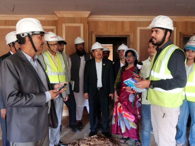 संसद भवनको निर्माण निर्धारित समयसीमा भित्र सम्पन्न नहुने संकेत