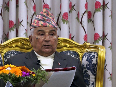सरकारलाई जिम्मेवार बनाउन संसदको भूमिका अझ प्रभावकारी बनाउनुपर्छ : राष्ट्रपति