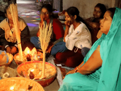 मिथिलाञ्चलमा सामा चकेवा पर्वको रमझम