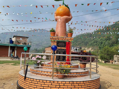 मनकामनामा सुन्तलाको प्रतिमा स्थापना