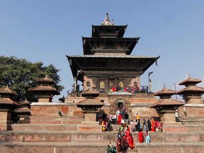 तलेजु भवानीलाई भित्र्याइयो हनुमानढोकाको मन्दिरमा