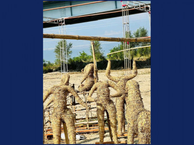 छठ पूजाका लागि जलाशय सजावट सुरु