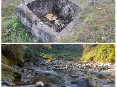 सुक्दै मुहान, साँघुरिँदै खोला