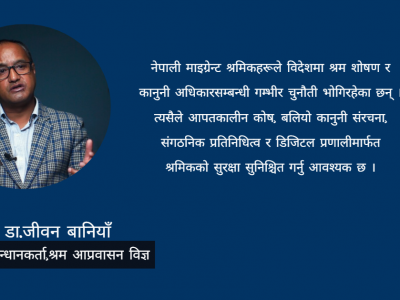 श्रम, सुरक्षा र सम्मान : नेपाली आप्रवासी श्रमिकको विश्वव्यापी यथार्थ