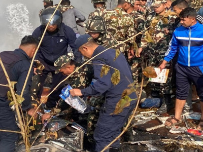 पोखरा विमान दुर्घटनाः ४८ शव काठमाडौँमा ल्याइँदै