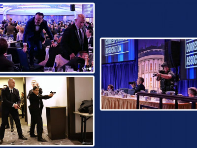 ह्वाइट हाउस करेस्पोन्डेन्ट्स डिनरमा गोलीबारी, राष्ट्रपति ट्रम्प सुरक्षित